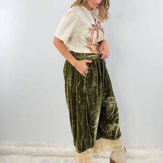 Jaded Gypsy Vintage Romance Bloomers - Olive