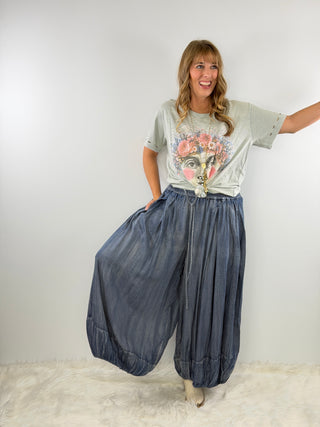 Bubble Dreams Pants - Chambray by Jaded Gypsy