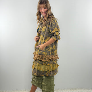 Jaded Gypsy Painted Petals Duster