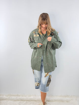 Jaded Gypsy Field Notes Shirt - Olive