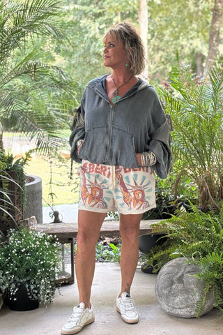 Jaded Gypsy Liberty Local Fair Boho Shorts