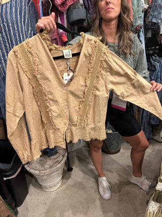 Stay Golden Top by Jaded Gypsy