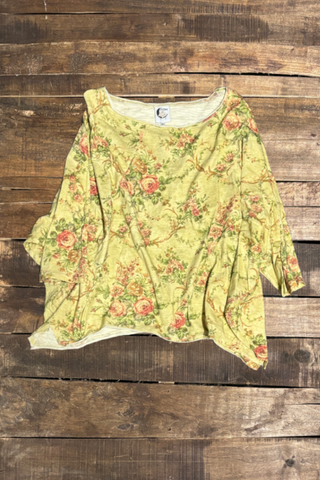 JADED GYPSY MEADOW MIST ARTISANAL COTTON Be Free TUNIC Top 