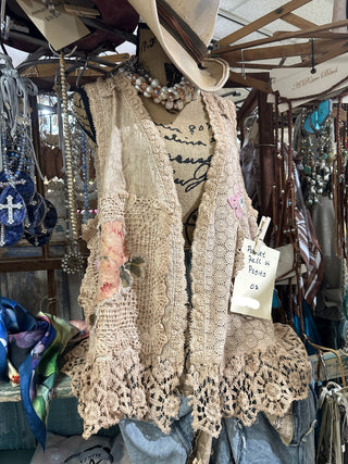 Pocket Full of Posies Cotton Vest by A Rare Bird