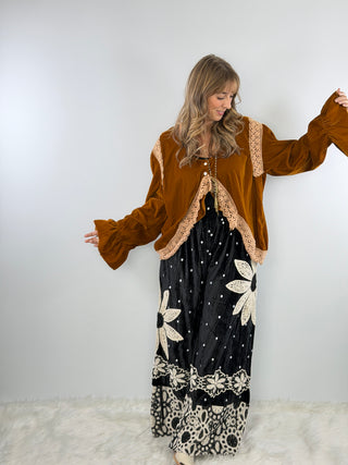 Lucky Penny Velvet Jacket by Rare Bird