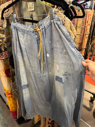 Earth song Harem Pants - Chambray