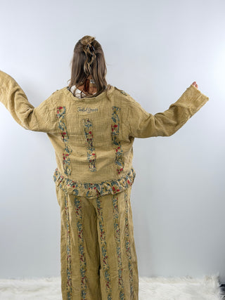 Jaded Gypsy Honeycomb Top in Tan