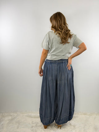 Bubble Dreams Pants - Chambray by Jaded Gypsy