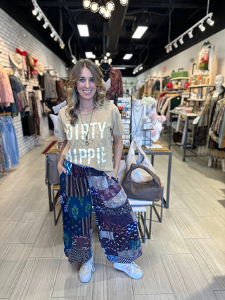 Jaded Gypsy Dirty Hippie Tee - Vintage Tan