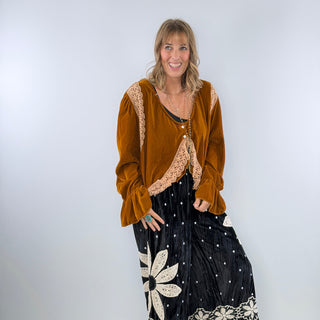 Lucky Penny Velvet Jacket by Rare Bird