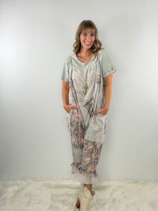 Sunlit Meadow Artisanal Patchwork Romper by Jaded Gypsy