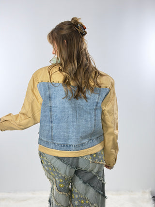 Scully Two Tone Jean Jacket | Western Denim with Stud Accents