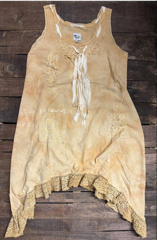 Wandering Spirit Dress, Floral Beige | Jaded Gypsy