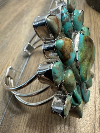 Rare Bird Turquoise Navajo Cuff Bracelet
