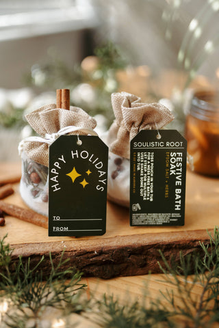 Festive Bath Soaks -Stocking Stuffers & Christmas Ornaments