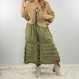 Jaded Gypsy Serene Sands Pants in Olive