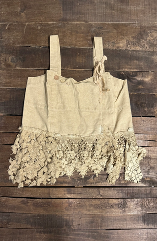 Jaded Gypsy Heirloom Heart Tank - Tea Stain