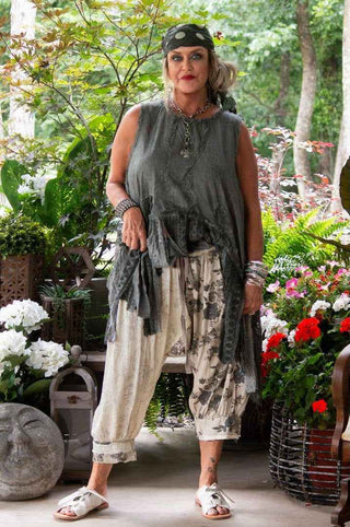 Petal Whispers Bloomers in Parchment | Designer Artisan Cotton by Jaded Gypsy
