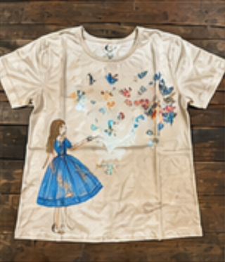 Jaded Gypsy Moon Dance Artisanal Tee - FLOAT AWAY 