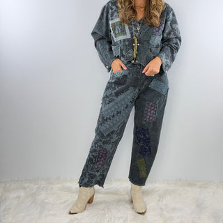 Painted Clover Artisanal Patchwork Pants | Jaded Gypsy Boho-Luxe