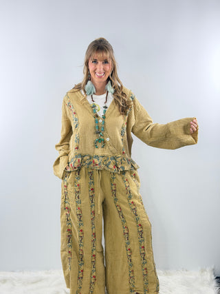 Jaded Gypsy Honeycomb Top in Tan