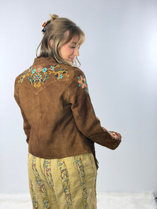 Scully Leather Beaded and Fringe Jacket