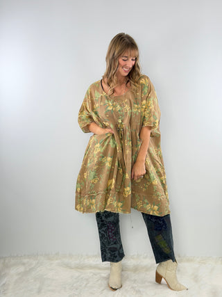 Golden Meadow Tunic Floral by Jaded Gypsy