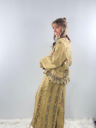 Jaded Gypsy Honeycomb Top in Tan