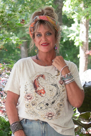 Jaded Gypsy Moon Dance Tee - Pool of Dreams
