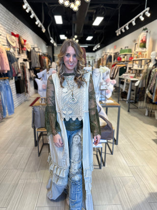 Jaded Gypsy Morning Stroll  Boho Top