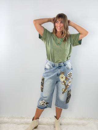 Jaded Gypsy Hidden Trails Shorts - Camo