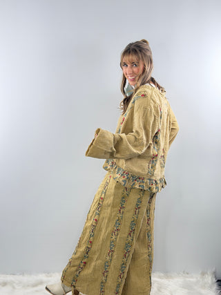 Jaded Gypsy Honeycomb Top in Tan