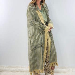 Jaded Gypsy Lined Up Duster - Stripe