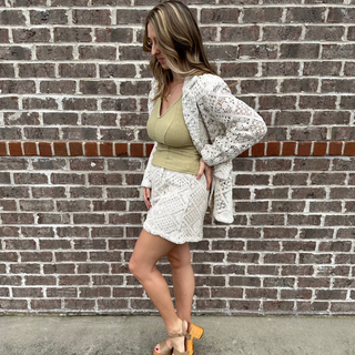 Miss Me Boho Kisses Shorts - White Lily Boutique