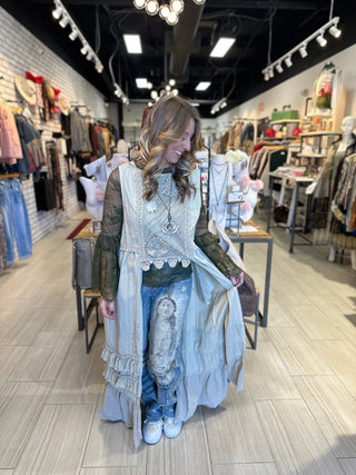 Jaded Gypsy Morning Stroll  Boho Top