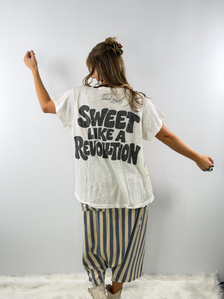 Jaded Gypsy Weathered and Worn Tee - Berry Sweet