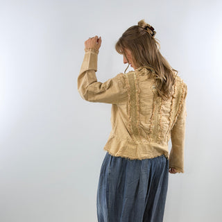 Jaded Gypsy STAY GOLDEN TOP in Tan