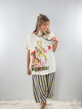 Jaded Gypsy Weathered and Worn Tee - Superstar
