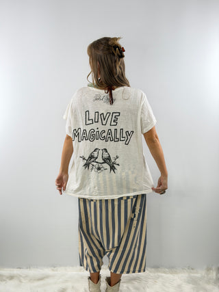 Jaded Gypsy Weathered and Worn Tee - Superstar