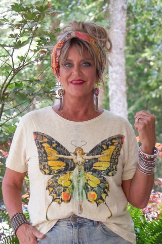 Jaded Gypsy Moon Dance Tee - Spread Your Wings
