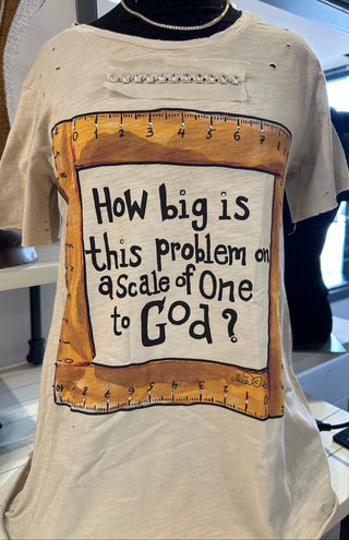 How Big is This Problem Vintage Graphic Tee Top