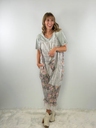 Sunlit Meadow Artisanal Patchwork Romper by Jaded Gypsy