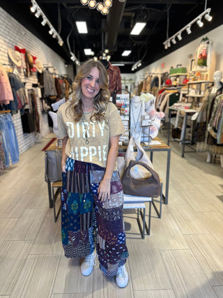 Jaded Gypsy Dirty Hippie Tee - Vintage Tan