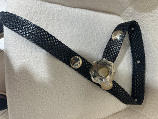 Braided Black Luna Belt
