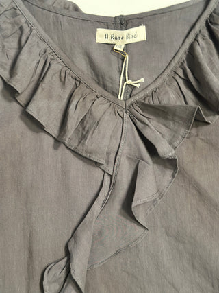 A Rare Bird Freckled Sunshine Top Gray