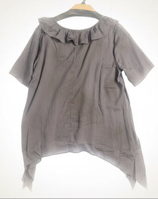 A Rare Bird Freckled Sunshine Top Gray