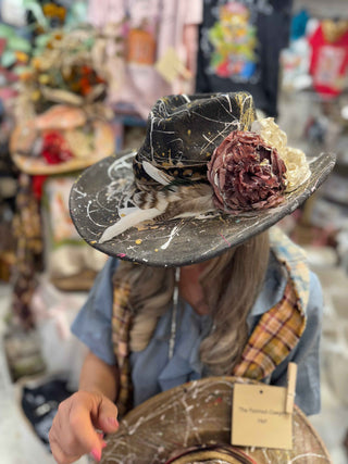 Painted Cowgirl Hat 3 by A Rare Bird