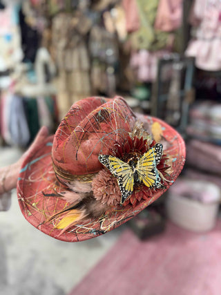 Painted Cowgirl Hat 1 by A Rare Bird