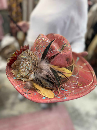 Painted Cowgirl Hat 1 by A Rare Bird