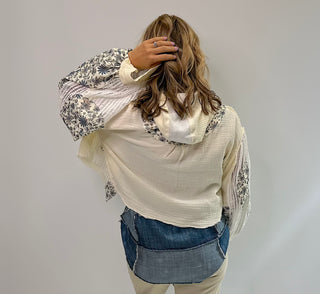 Wildflower Wanderer Jacket - White Lily Boutique